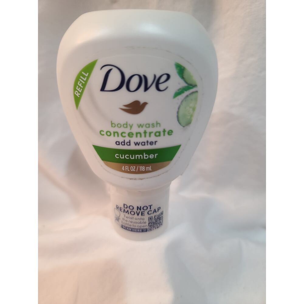 Dove Body Wash Concentrate Refill. Cucumber